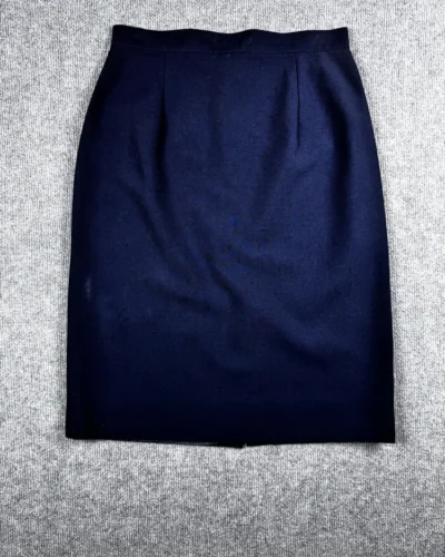 Pollera de vestir azul oscuro
