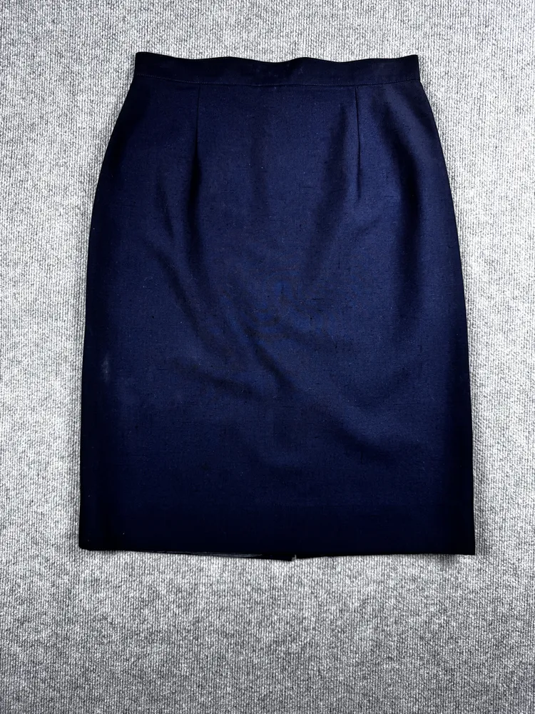 Pollera de vestir azul oscuro