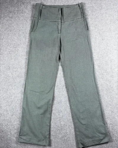 Pantalón de vestir cuadrillé verde
