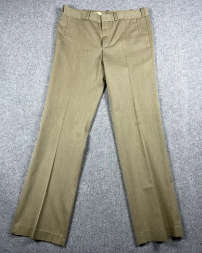 Pantalón sastrero grueso beige