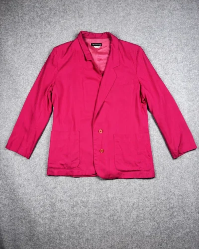 Saco fucsia de algodón