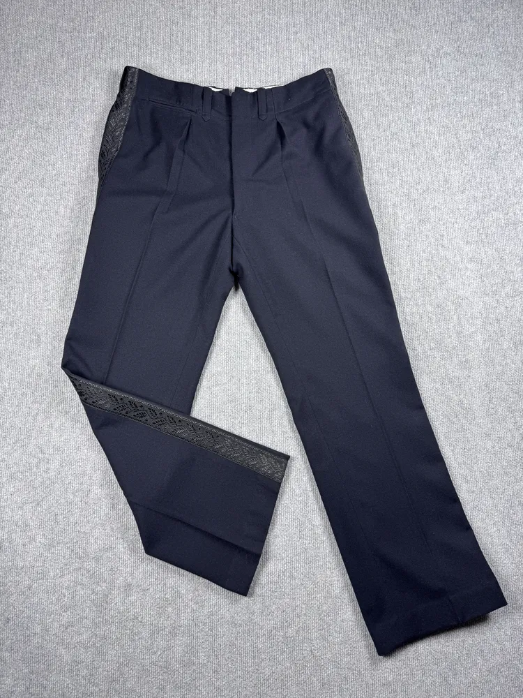 Pantalón sastrero bordado