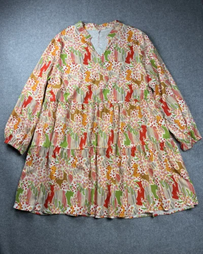 Vestido floral colorido