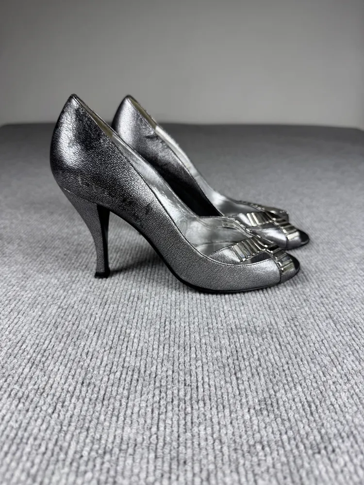 Zapatos de taco peltre T.36