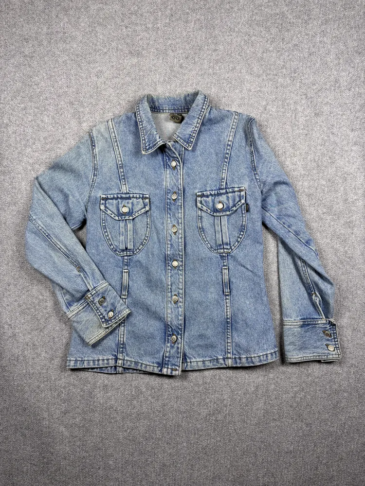 Campera de jean clasica