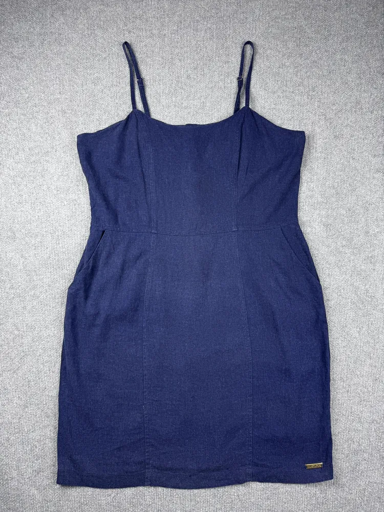 Vestido Matuta Denim Oscuro