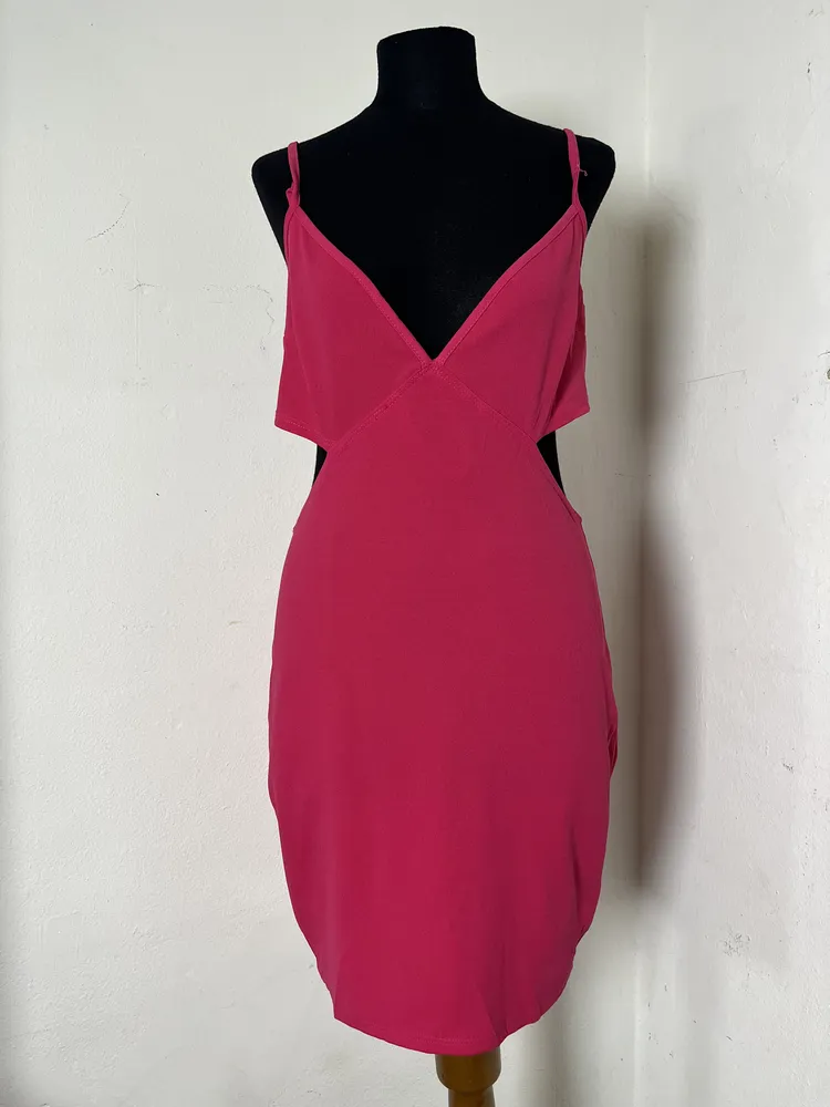 Vestido Windsor fucsia de fiesta