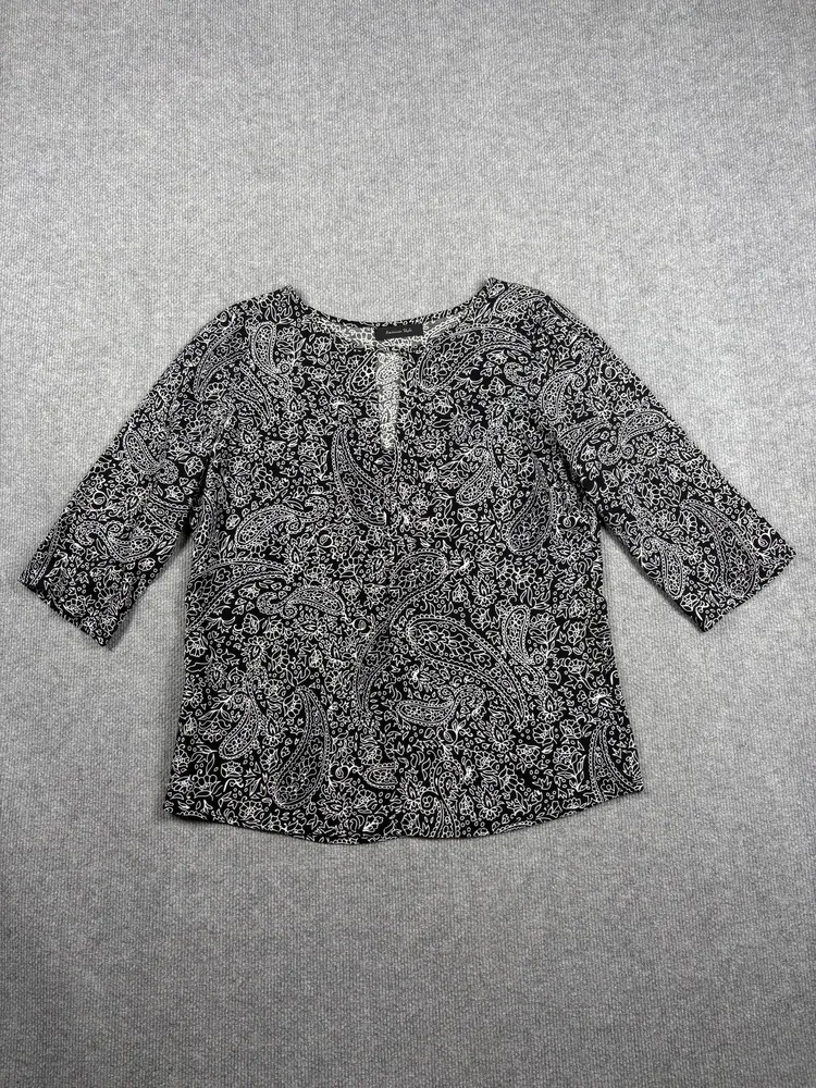 Blusa floral paisley