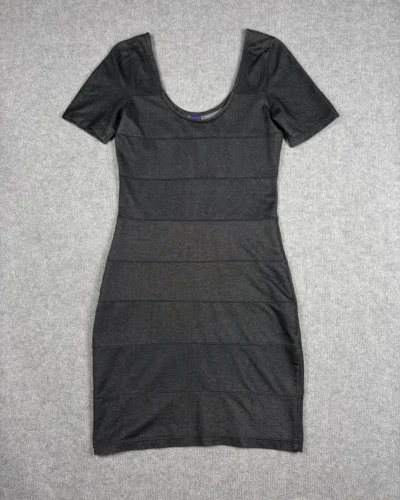 Vestido simil denim gris