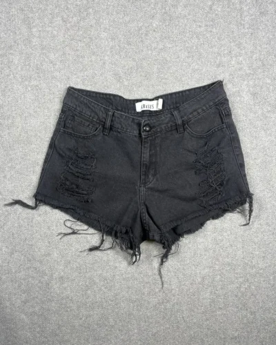 Mini short de jean roturas