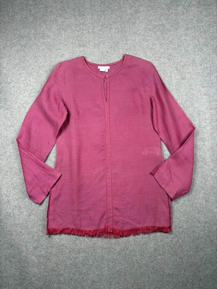 Vestido Zara boho fucsia