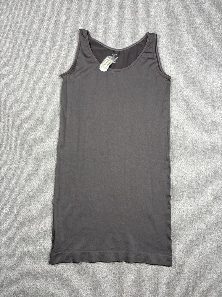 Vestido gris sin mangas
