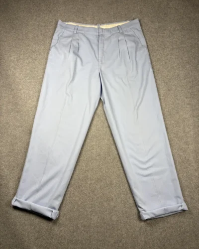 Pantalon de algodon celeste