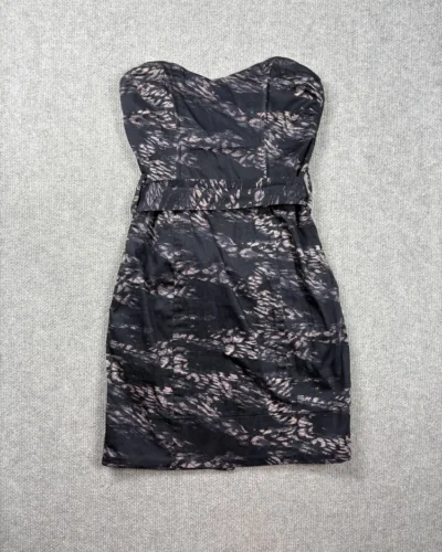 Vestido strapless Y2K