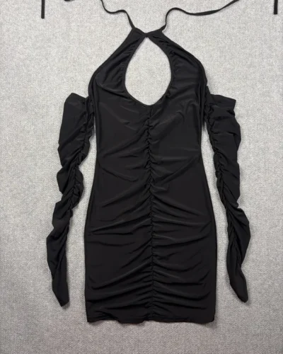 Vestido PLT fruncido slim