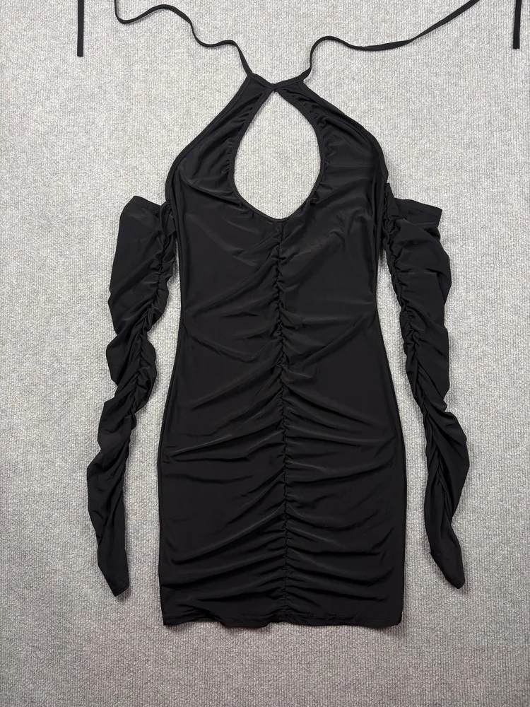 Vestido PLT fruncido slim