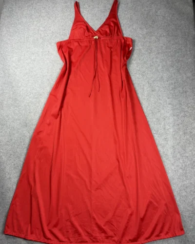 Vestido vintage camison rojo