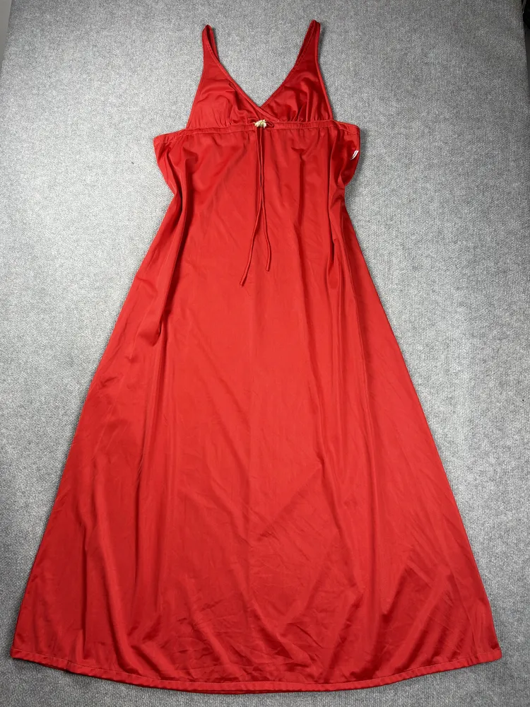 Vestido vintage camison rojo