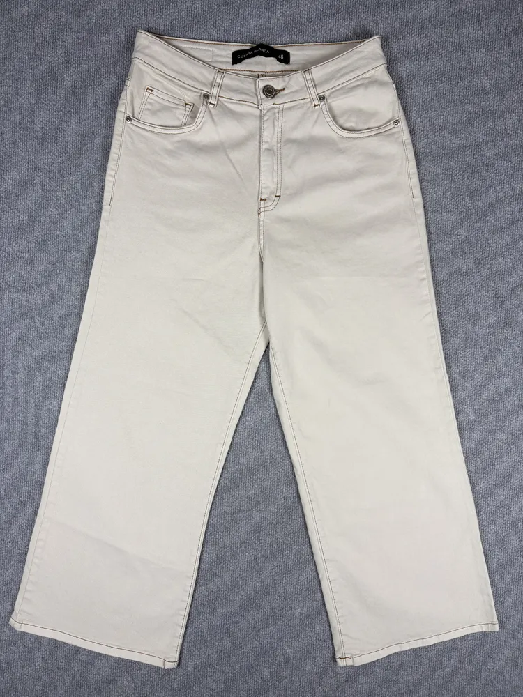 Jean Cuesta Blanca baggy color crudo