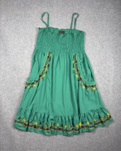 Vestido boho verde
