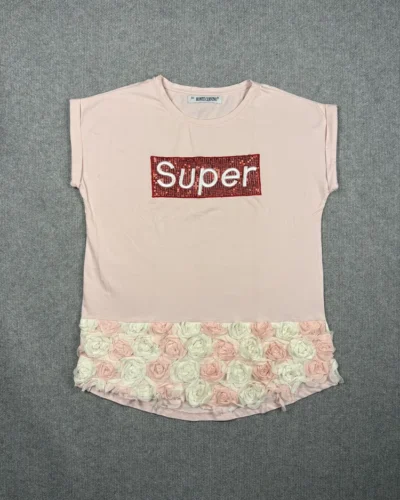 Remera SUPER rosa