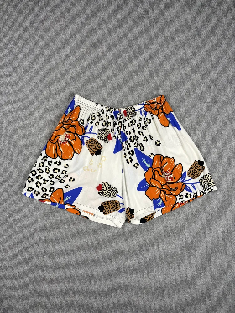 Short estampa flores