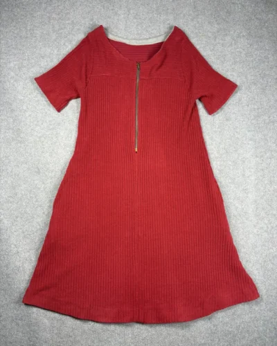 Vestido tejido rojo