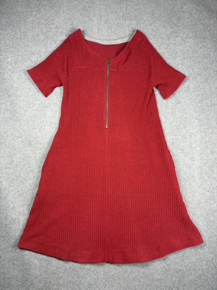 Vestido tejido rojo
