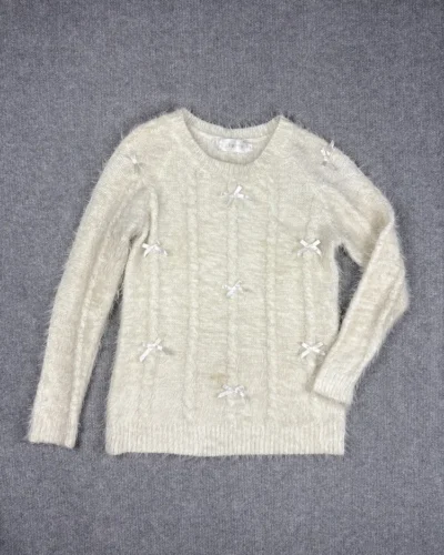 Sweater coquette natural