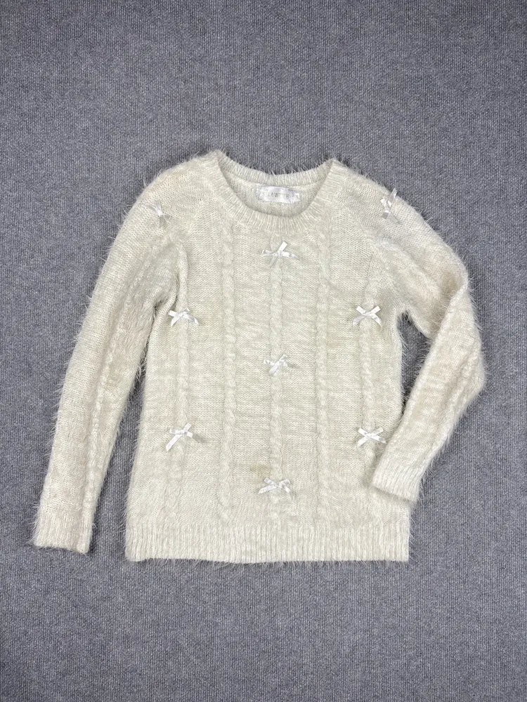 Sweater coquette natural