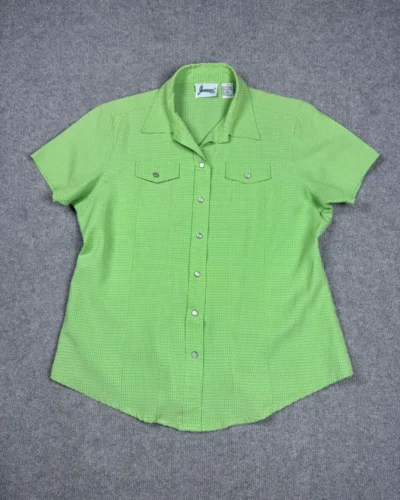 Camisa cuadritos verde