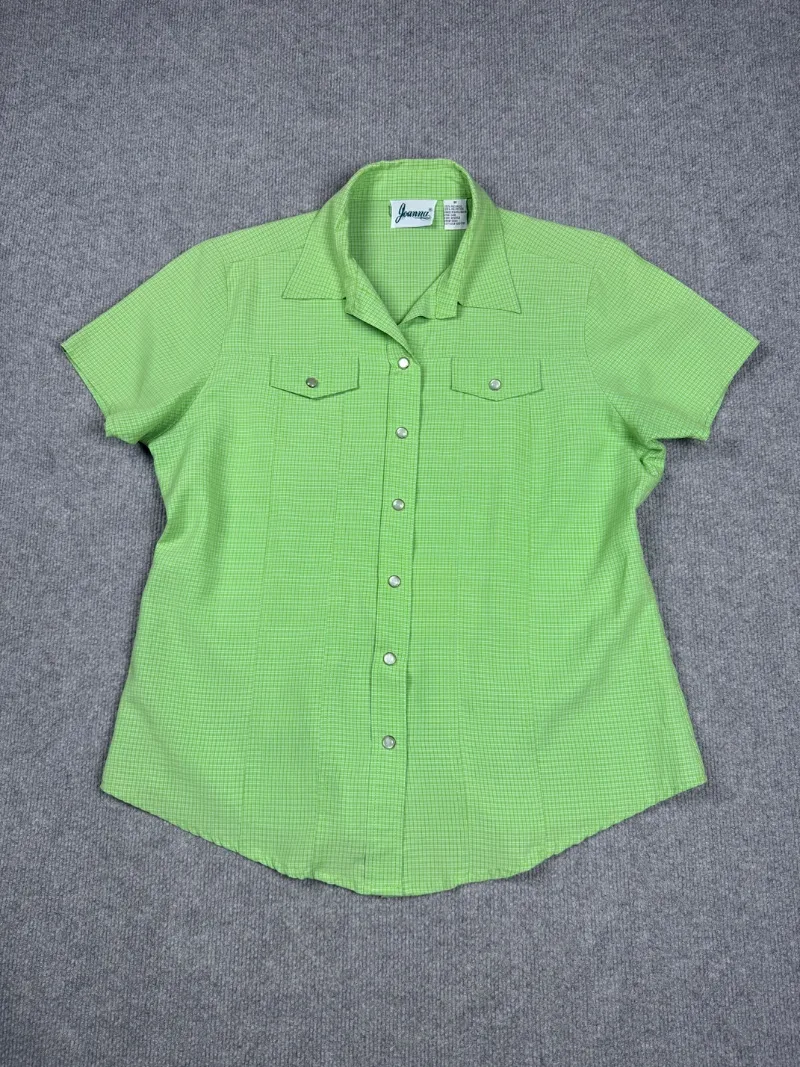 Camisa cuadritos verde