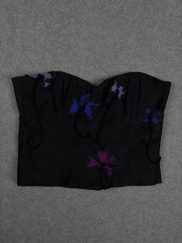 Top corset flores