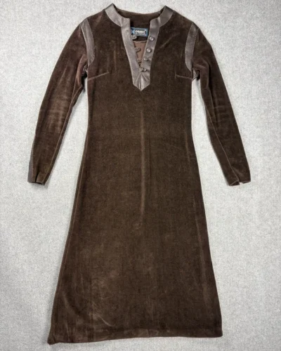 Vestido vintage plush marrón