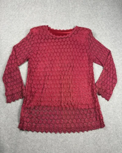 Blusa textura burdeos