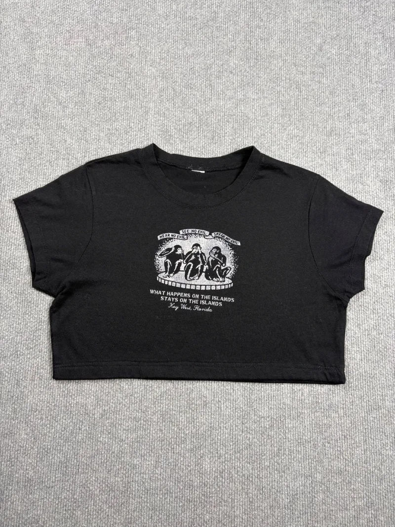 Top Crop Estampado