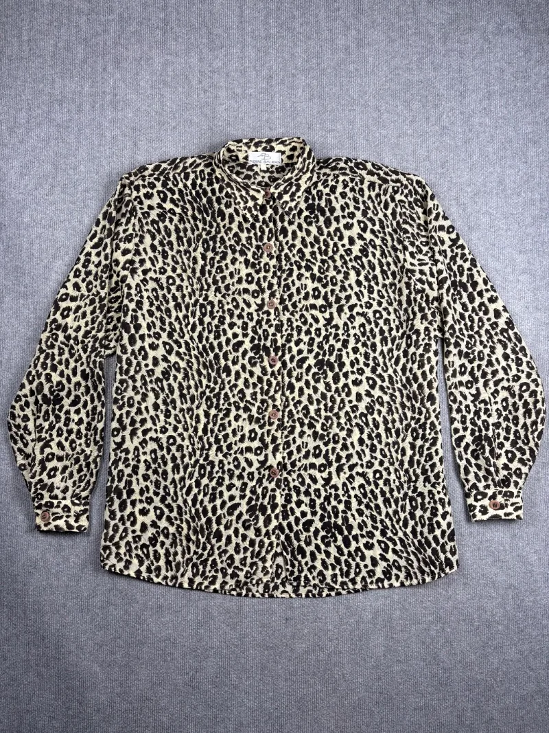 Camisa Leopardo Vintage