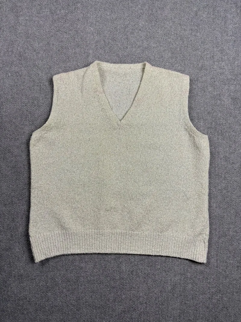 Chaleco natural lurex