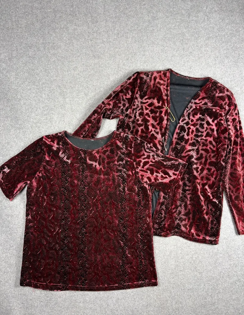 Conjunto Velvet Bordo