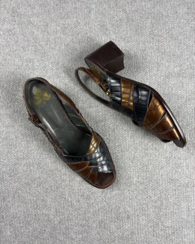 Zapatos bronce T.39