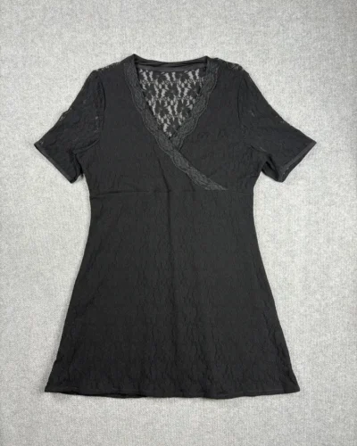 Vestido lencero negro