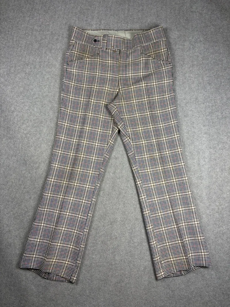 Pantalón cuadros lana