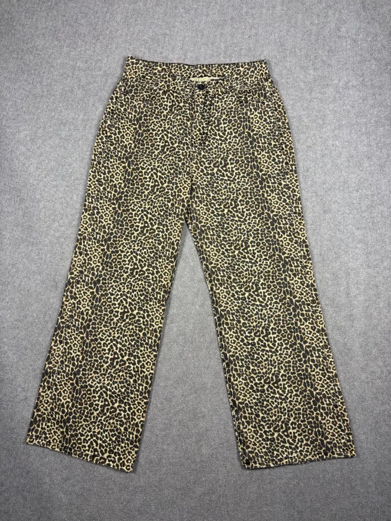 Pantalón wide leg animal print