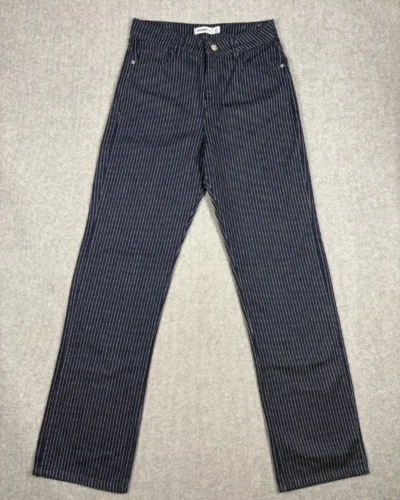 Pantalón denim Microrayas