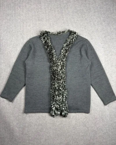 Sweater lana volados