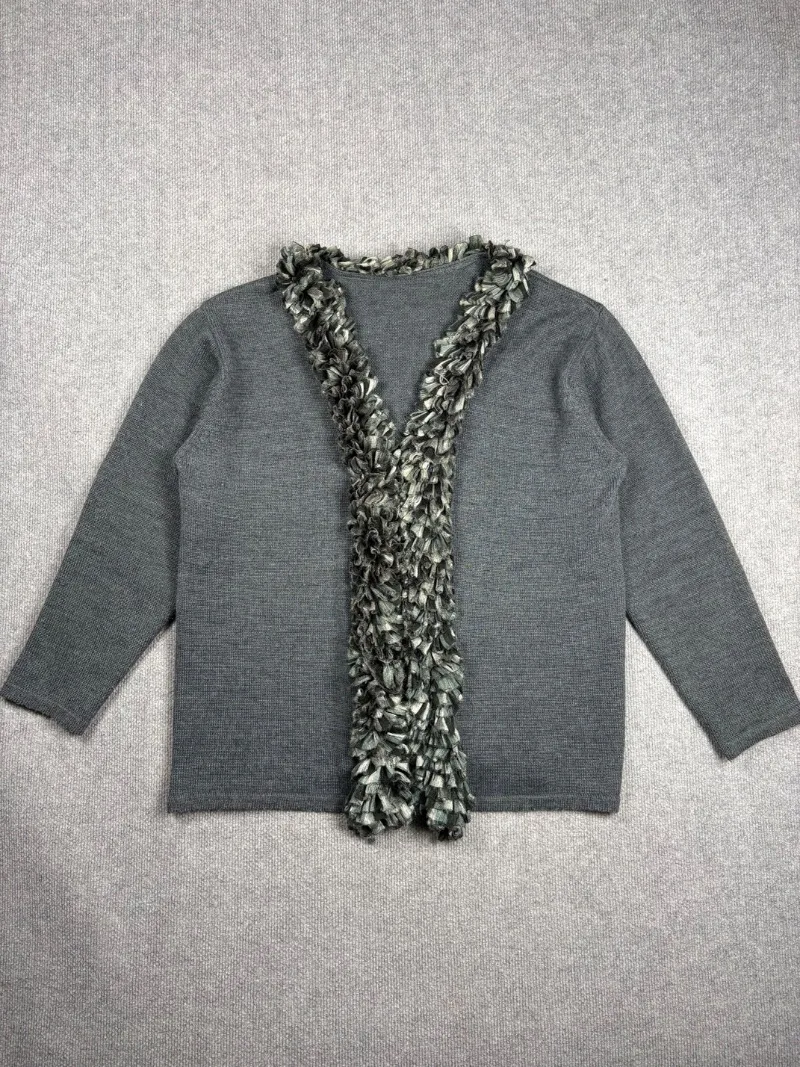 Sweater lana volados