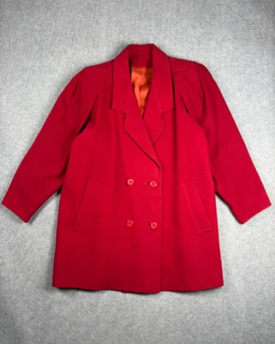 Tapado Rojo Doble Botonadura