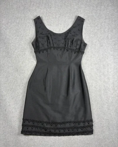 Vestido negro lentejuelas