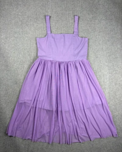 Vestido tul lila