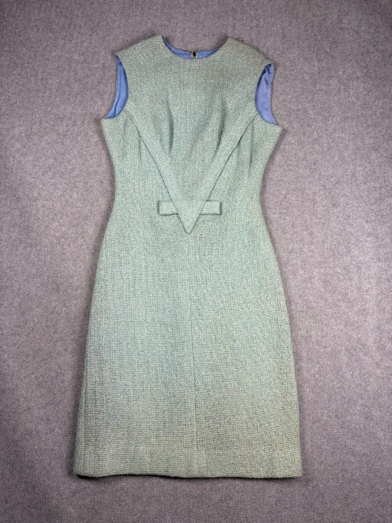 Vestido lana texturada